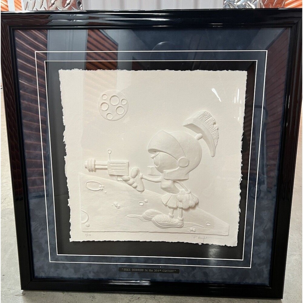 Marvin Martian Duck Dodgers and Porky Pig Limited Edition Signed Paul Vought Set